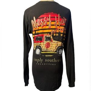 Limited Edition. messy Hair don’t care Simply Southern Graphic Tee